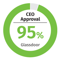 95% CEO Approval Glassdoor
