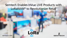 Semtech、LoRaWAN®テクノロジーを搭載したInVue LIVE製品で小売業に革命を起こす