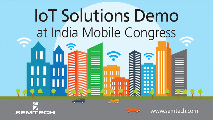 Semtech, Tata Communications, Hewlett Packard Enterprises Showcase IoT Solutions at India Mobile Congress LoRa Alliance members drive the adoption of LoRaWAN™ networks in India to enhance smart cities operations