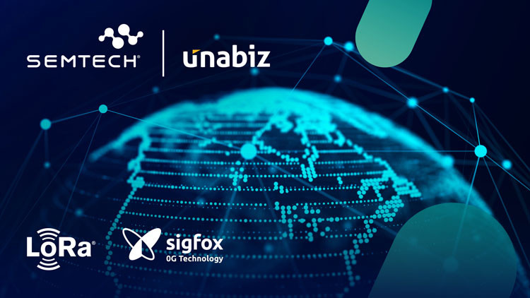 Semtech、UnaBizとの協業で市場をリードするLoRa®プラットフォームにSigfox 0Gテクノロジーを統合