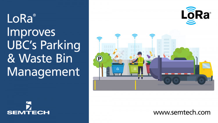 Semtech’s LoRa Technology Improves Canadian University’s Parking Congestion and Waste Management System