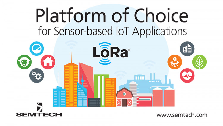 Semtech’s LoRa Technology the Platform of Choice for Sensor-based IoT Applications